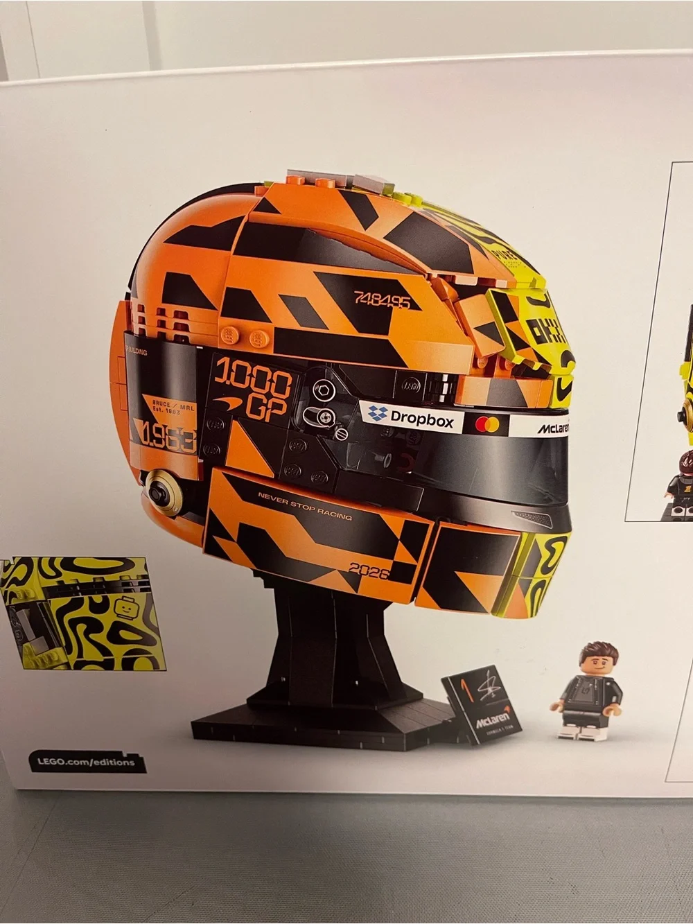 Lego 43023 McLaren Mastercard F1 Team Lando Norris Helmet 793Pcs 14+ NiP